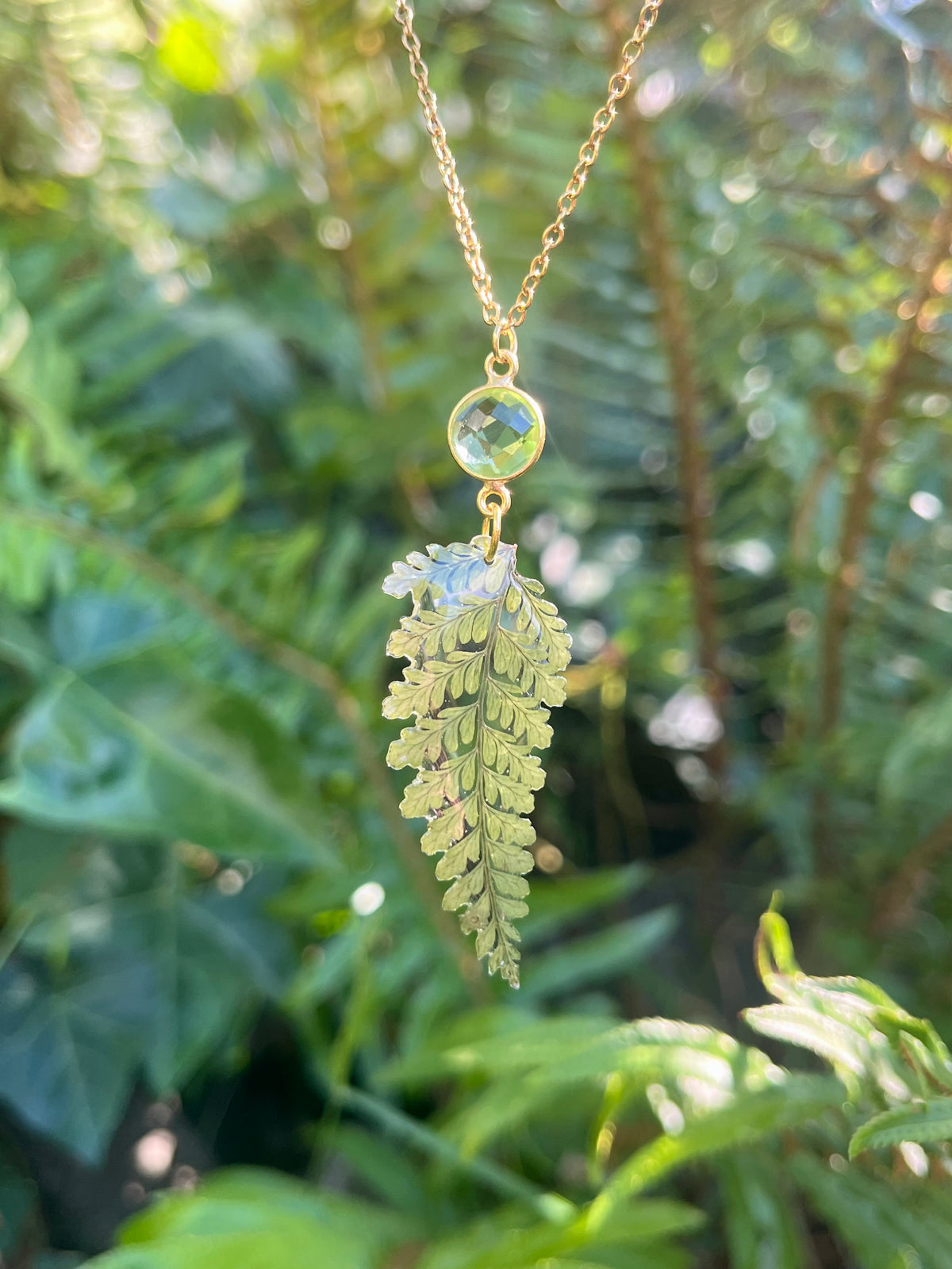 Fern Green Amethyst Necklace