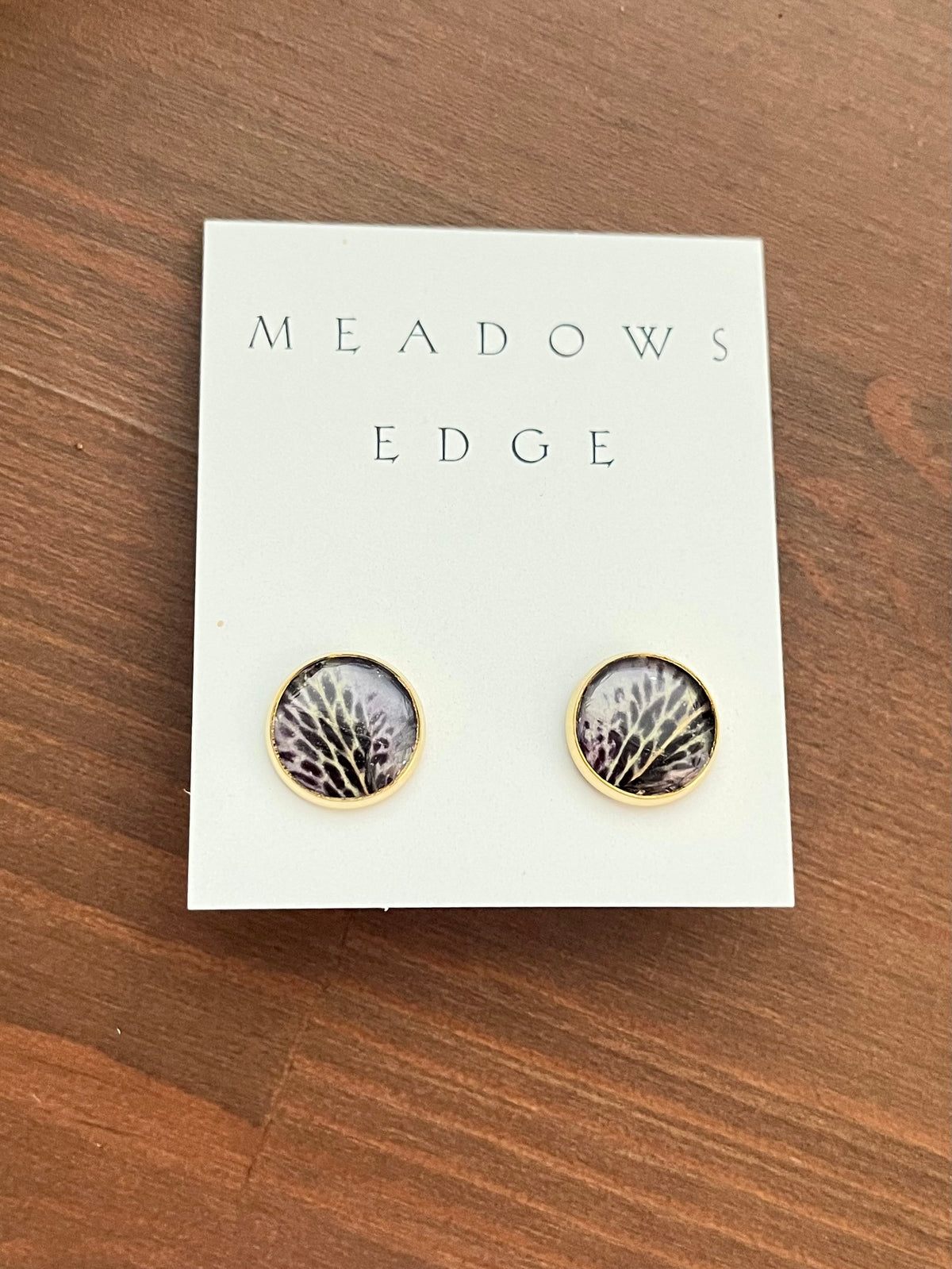 Rhododendron Flower Stud Earrings