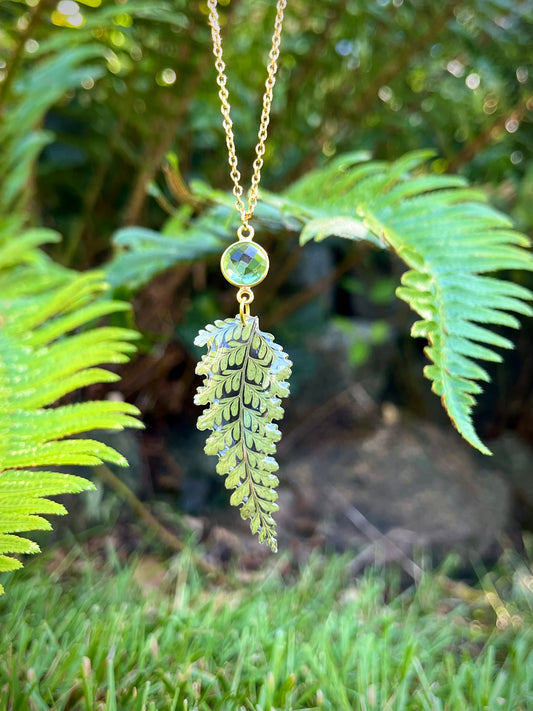 Fern Green Amethyst Necklace