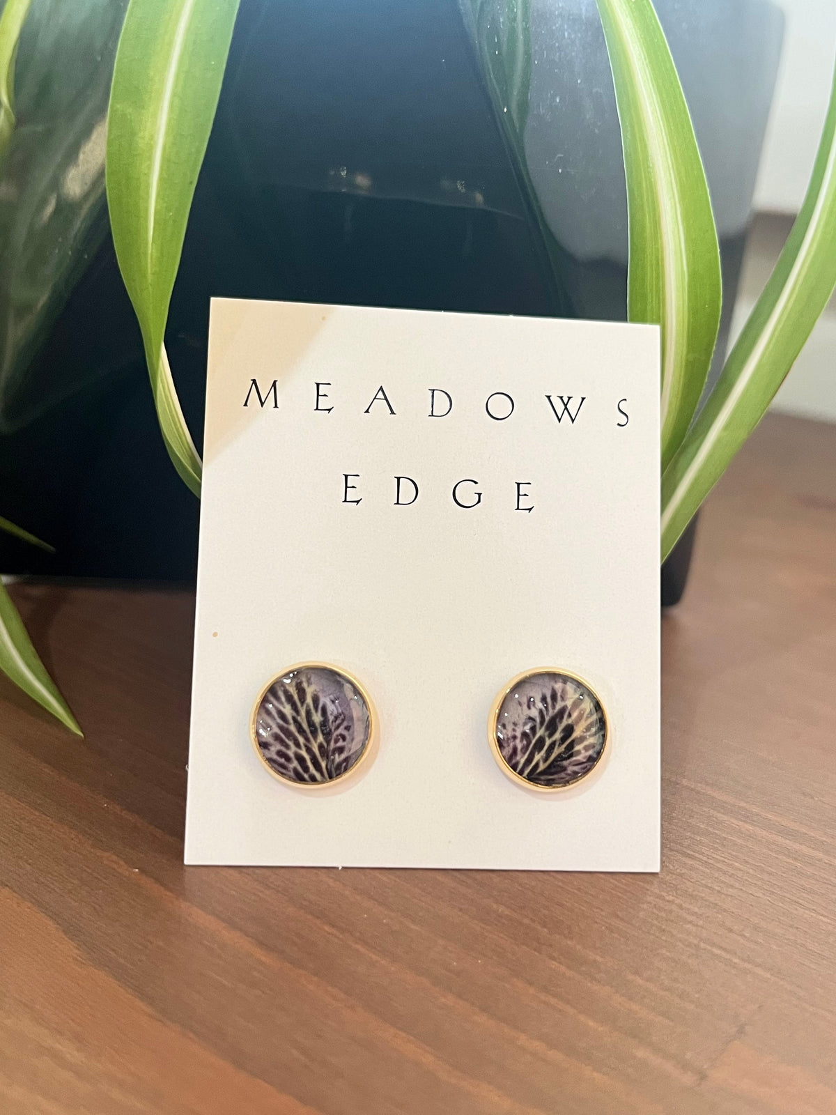 Rhododendron Flower Stud Earrings