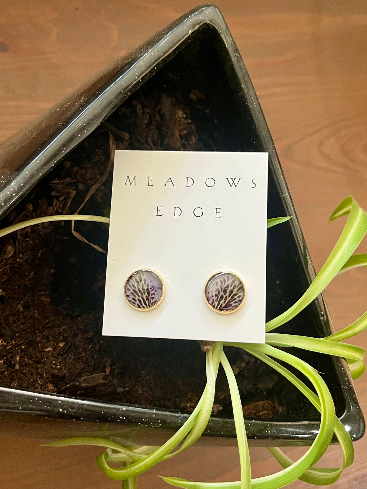 Rhododendron Flower Stud Earrings