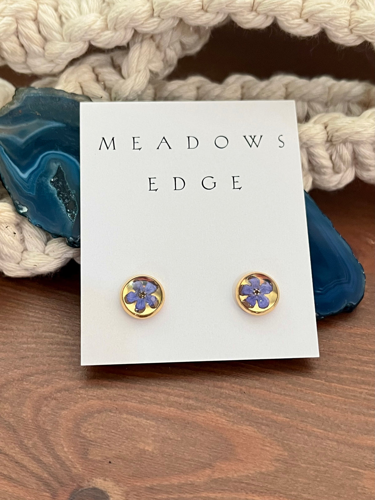 Forget-Me-Not Stud Earrings