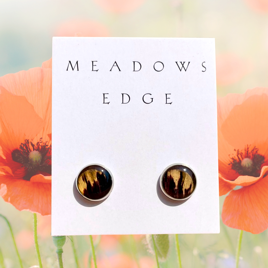 Poppy Petal Flower Earrings