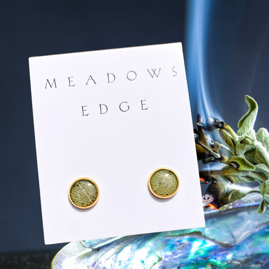 A-Sage Leaf Earrings