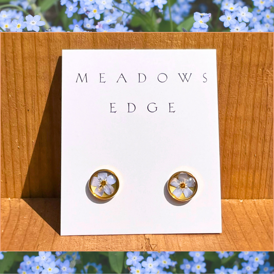 Forget-Me-Not Flower Earrings