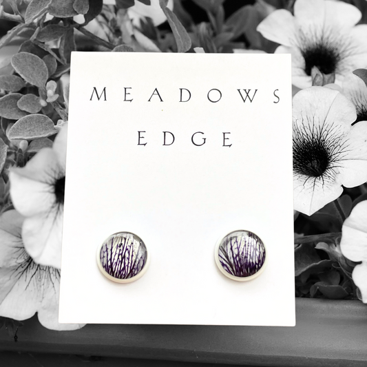Petunia Flower Petal Earrings