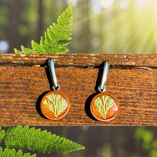 Fern & Cedar Dangle Earrings