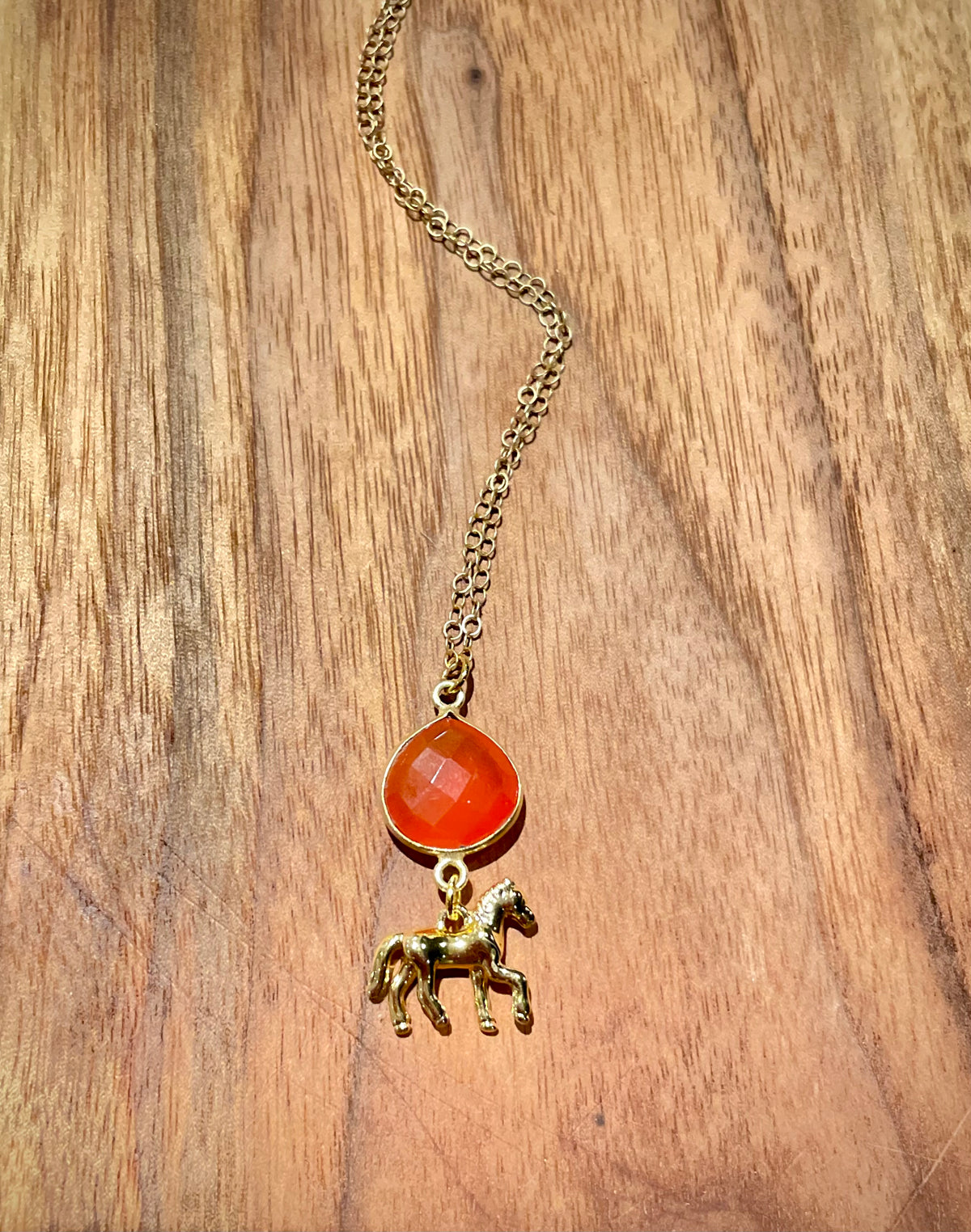 A-Year of the Fire Horse Necklace