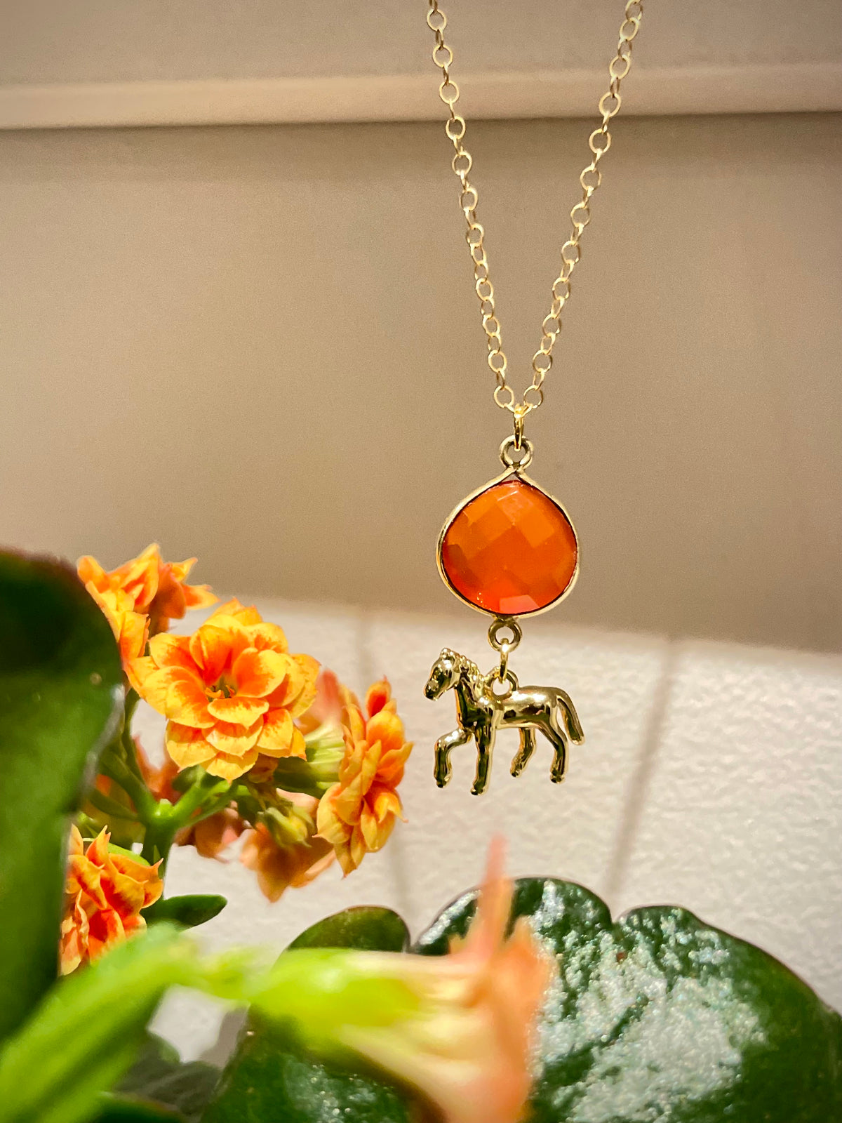 A-Year of the Fire Horse Necklace